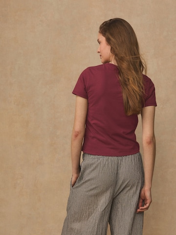 Next - Camisa 'Mickey Mouse' em vermelho