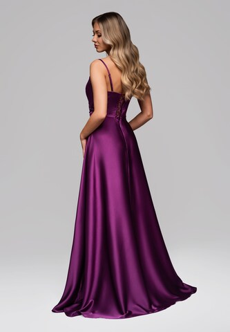 Robe de soirée Ombre en violet