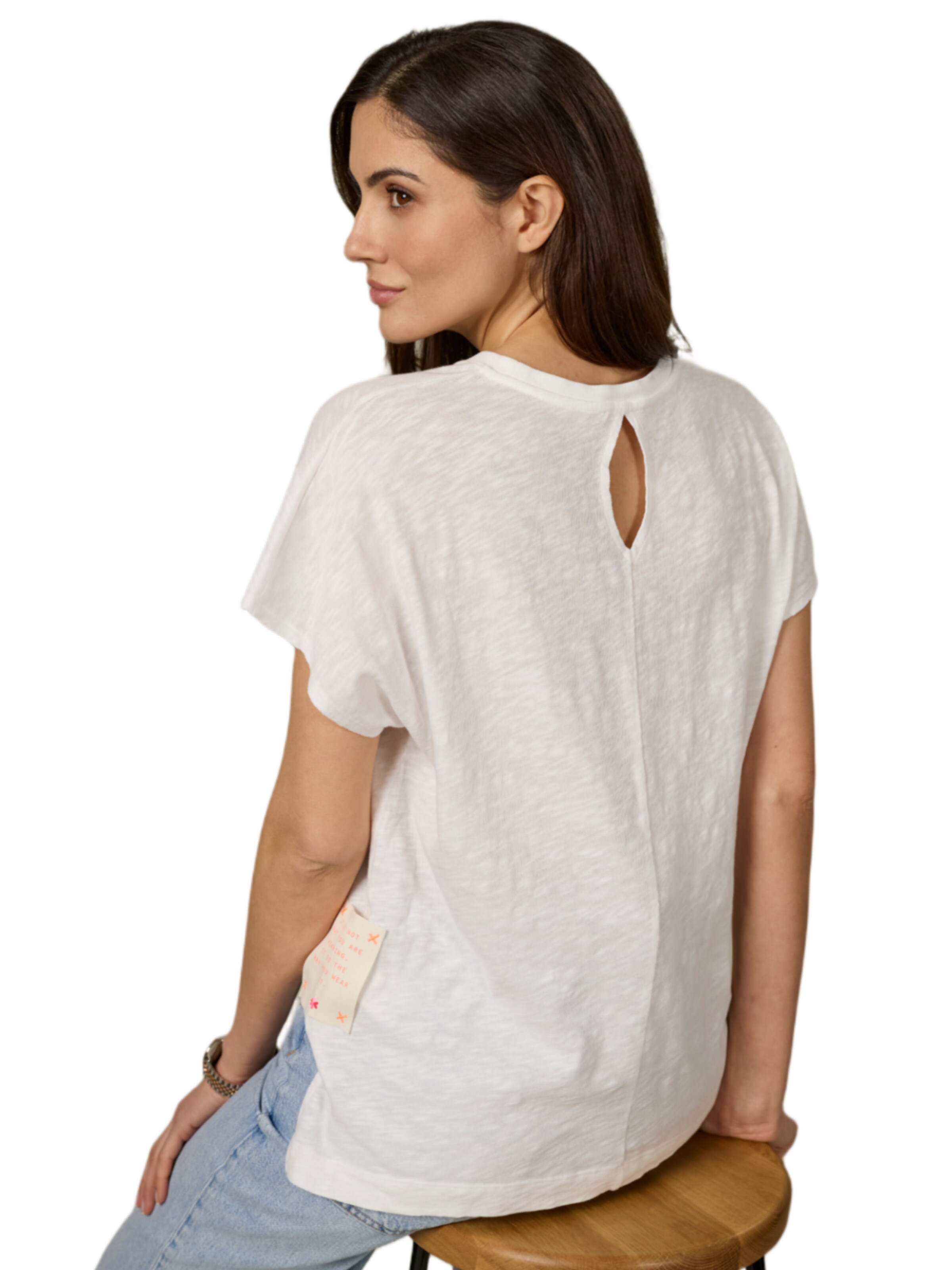 T-shirt LIKS. Munich en blanc
