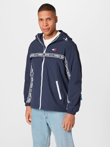 Tommy Jeans Tussenjas in Blauw: voorkant