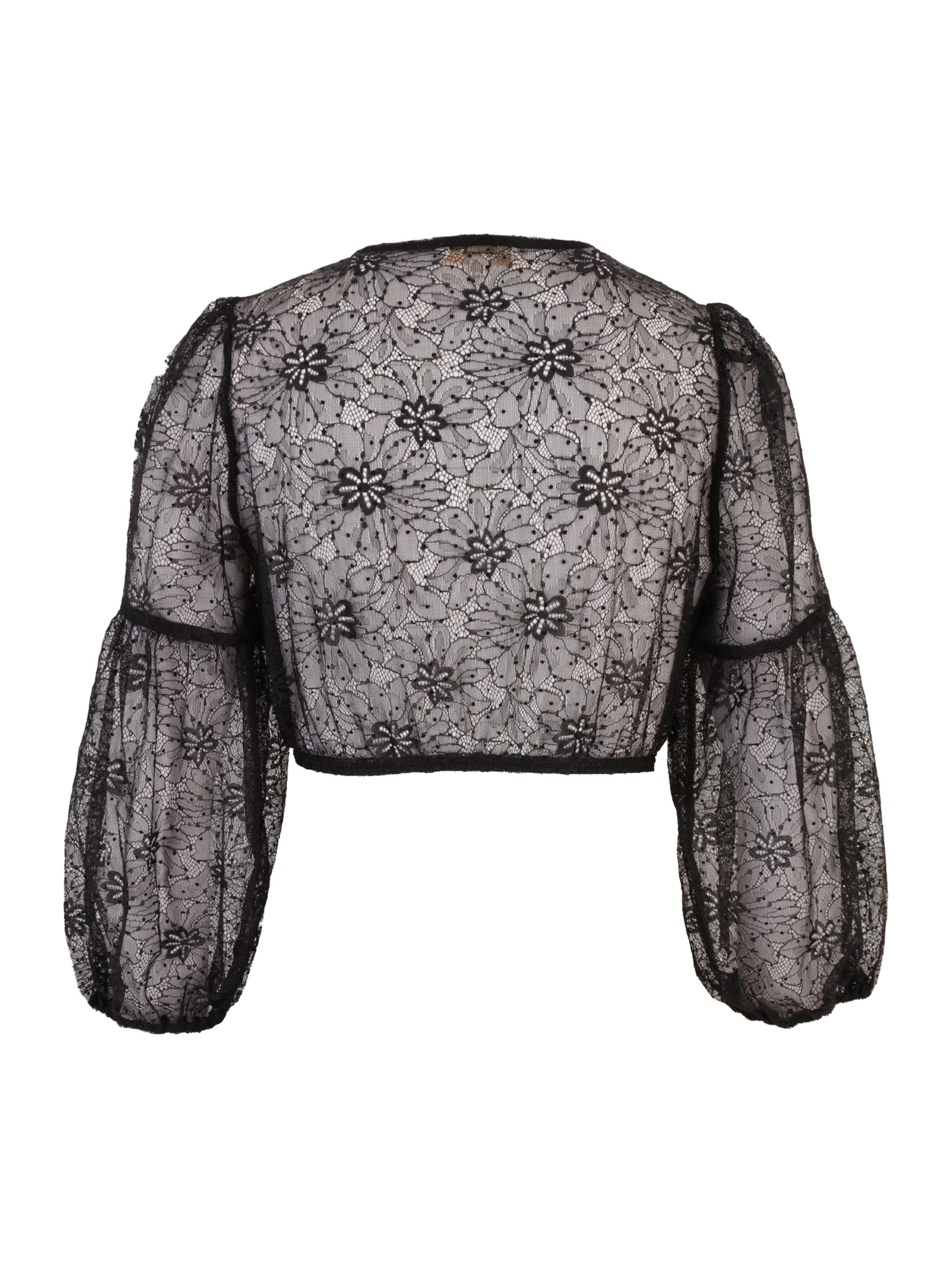 Krüger Madl - Blusa tradicional en negro
