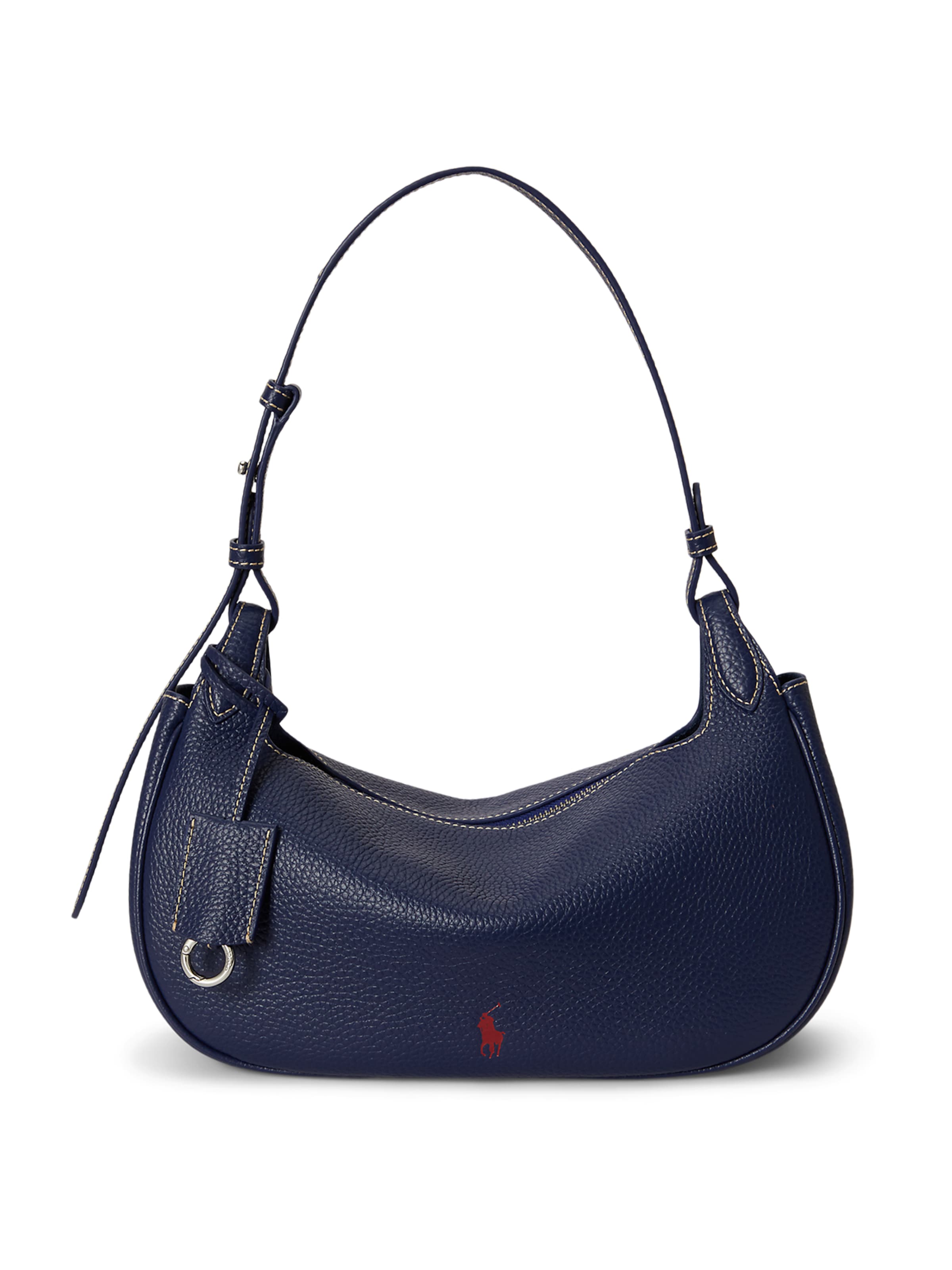 Polo Ralph Lauren - Mala de ombro 'SHINY DRUM PEBBLE' em azul: frente