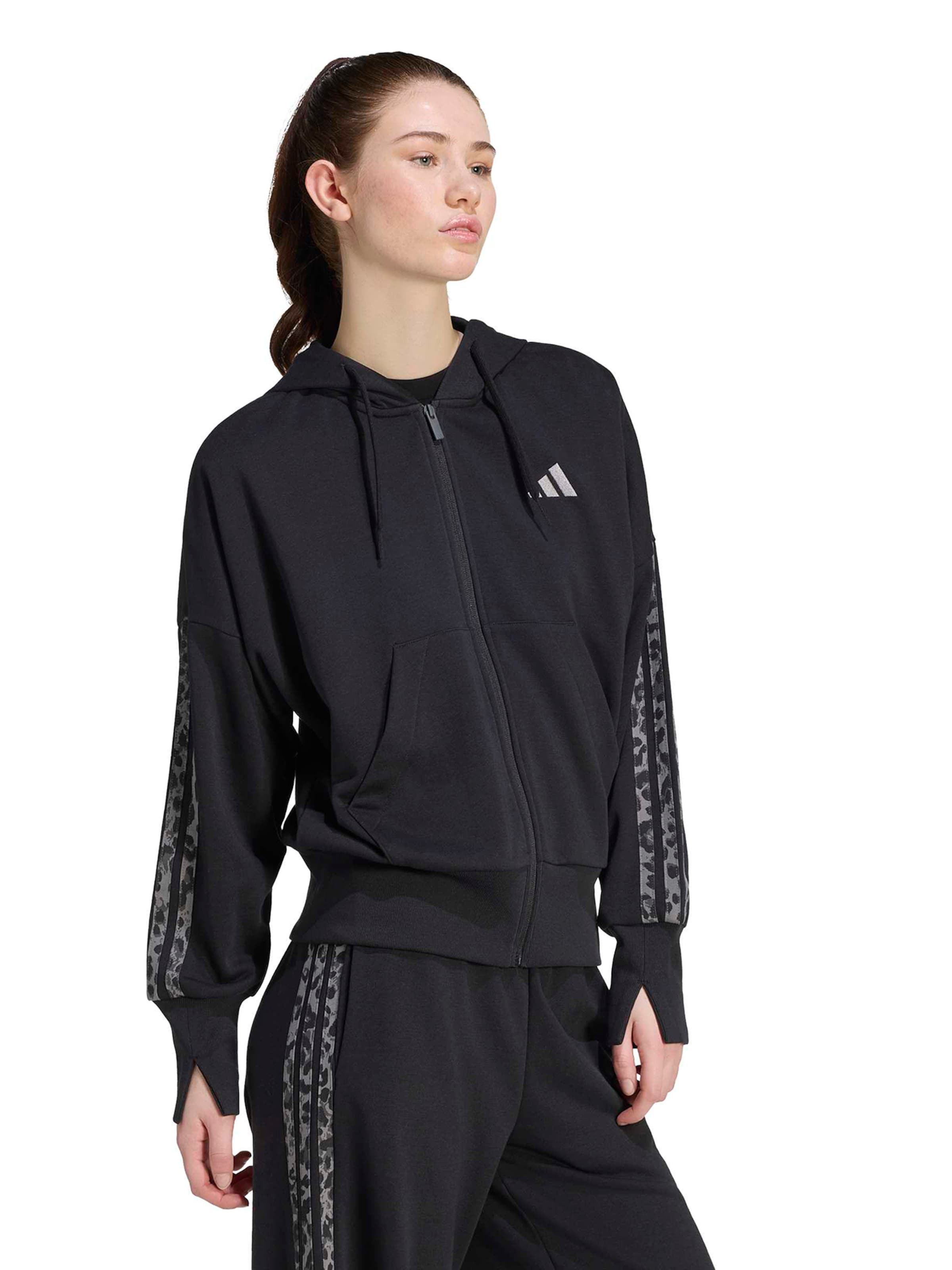 ADIDAS SPORTSWEAR Sport szabadidős dzsekik - fekete: elől