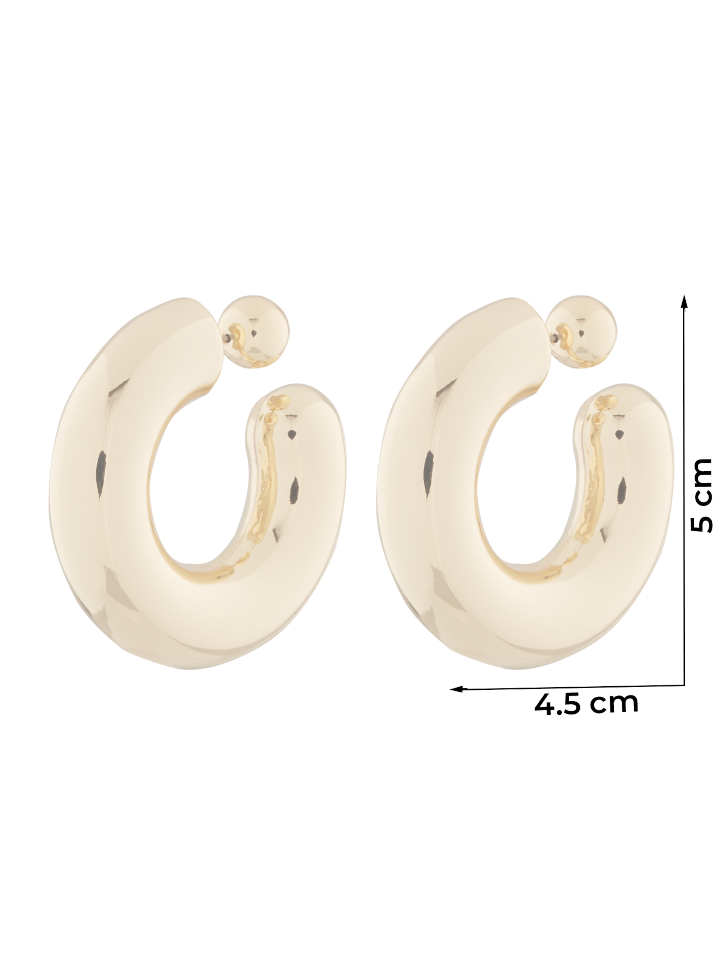 & Other Stories Náušnice 'Jeff' - Sivá