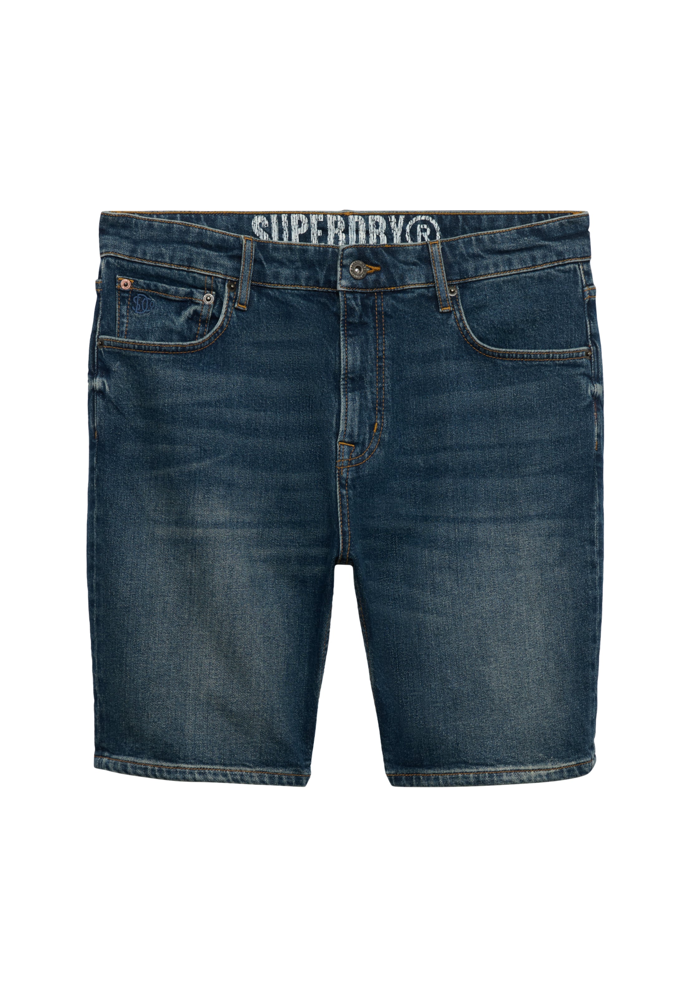 Coupe slim Jean 'Vintage' Superdry & Co en bleu : devant