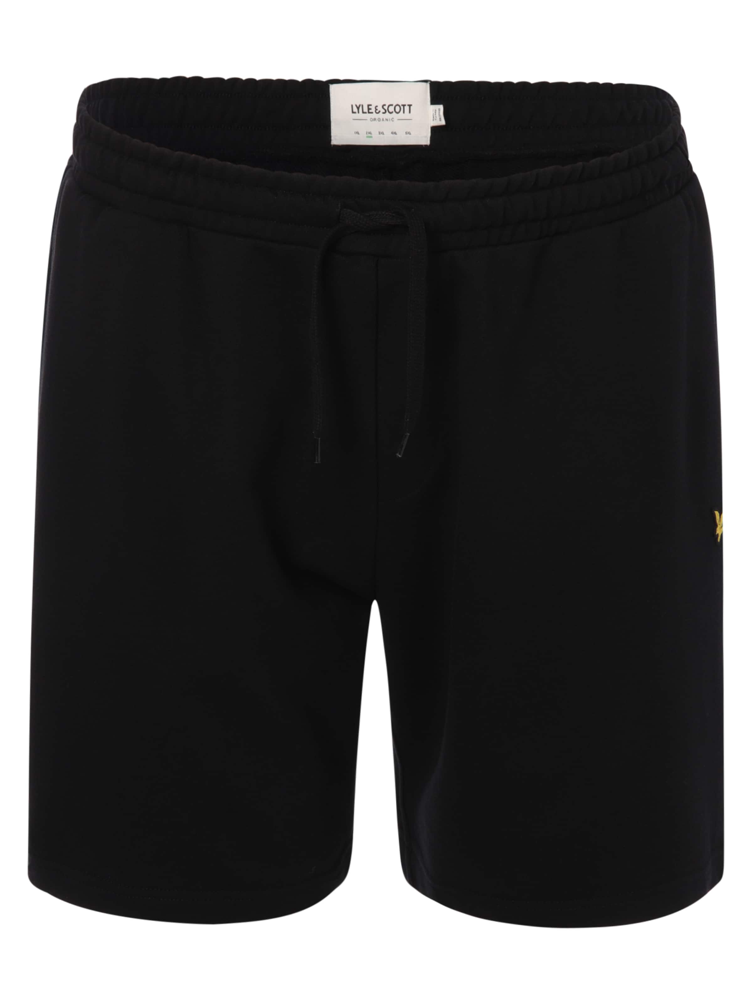 Lyle & Scott Big&Tall Regular Shorts in Schwarz: Vorderseite