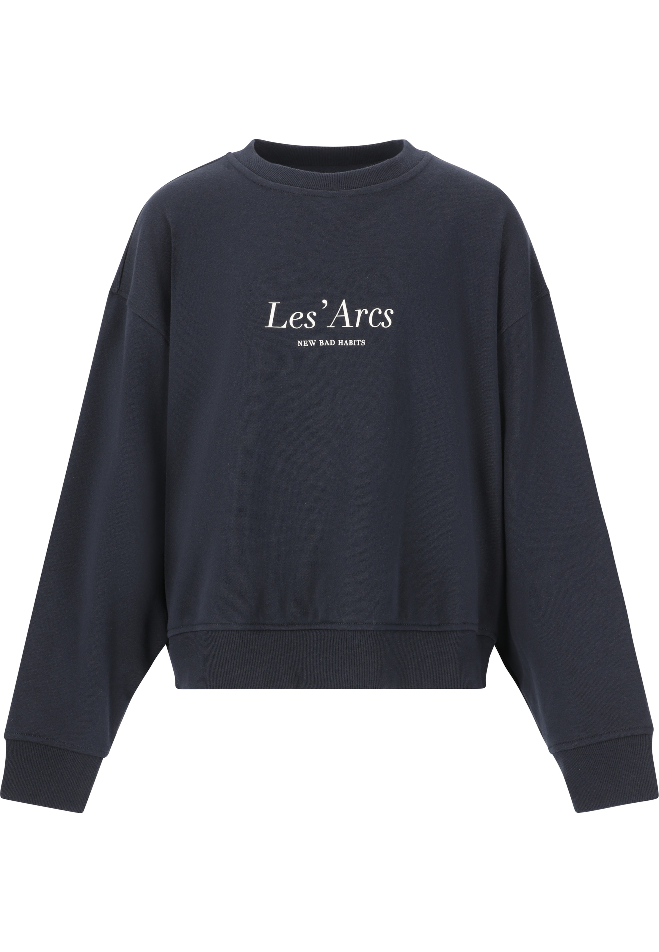 Les'Arcs Sweatshirt 'Shreya' in Blau: Vorderseite