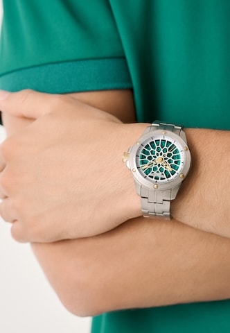 Montre à affichage analogique 'Rim' Aston Martin en argent