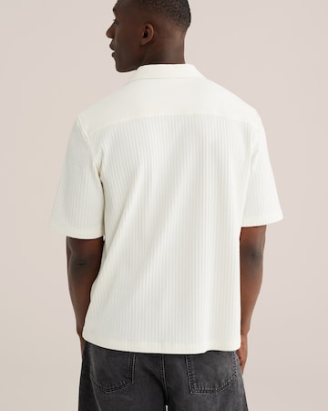 Vestes en maille WE Fashion en blanc