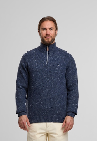 FYNCH-HATTON Sweater 'Donegal' in Blue: front