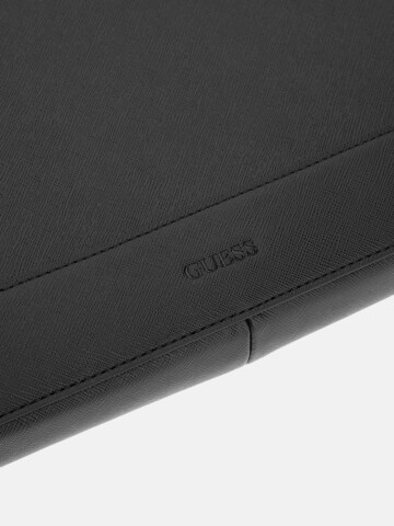 GUESS Aktentasche 'Milano' in Schwarz