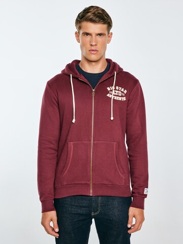 Giacca di felpa 'KAROL' di BIG STAR in rosso: frontale