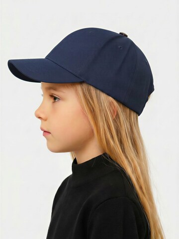 Lou-i Hat 'Kinder Cap aus Bio-Baumwolle' in Blue: front