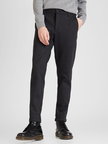 Lindbergh Slim fit Pants 'Superflex' in Grey: front