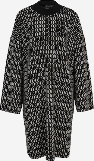 VERO MODA Strickkleid 'GOLD ART' in schwarz / weiß, Produktansicht