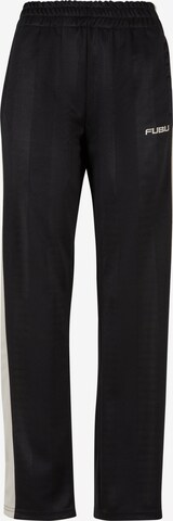 Regular Pantalon de sport 'Corporate' FUBU en noir : devant