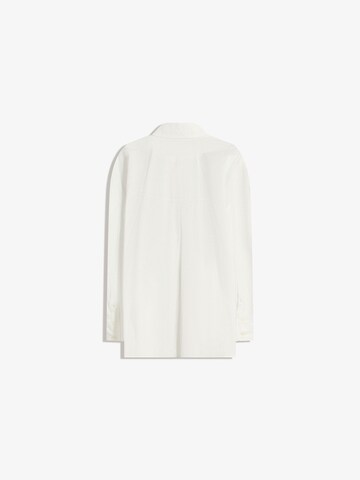 Bershka Bluse in Weiß