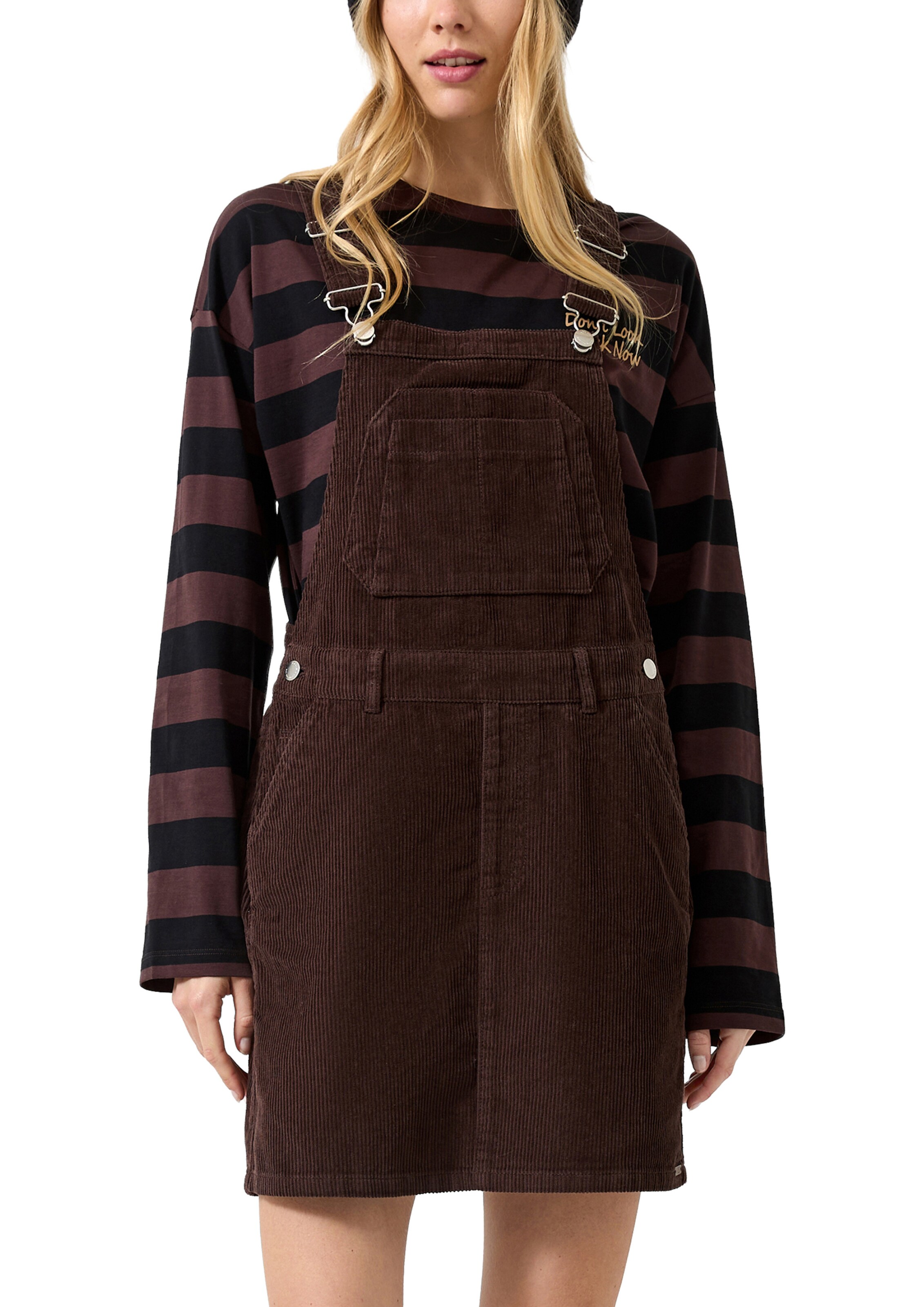QS Kleid in Braun: Vorderseite