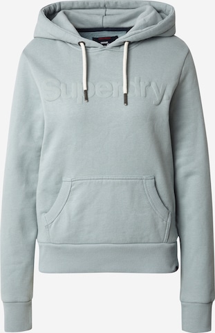 Superdry Суичър в синьо: отпред