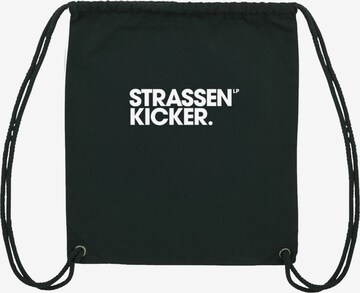 STRASSENKICKER Gym Bag in Black: front