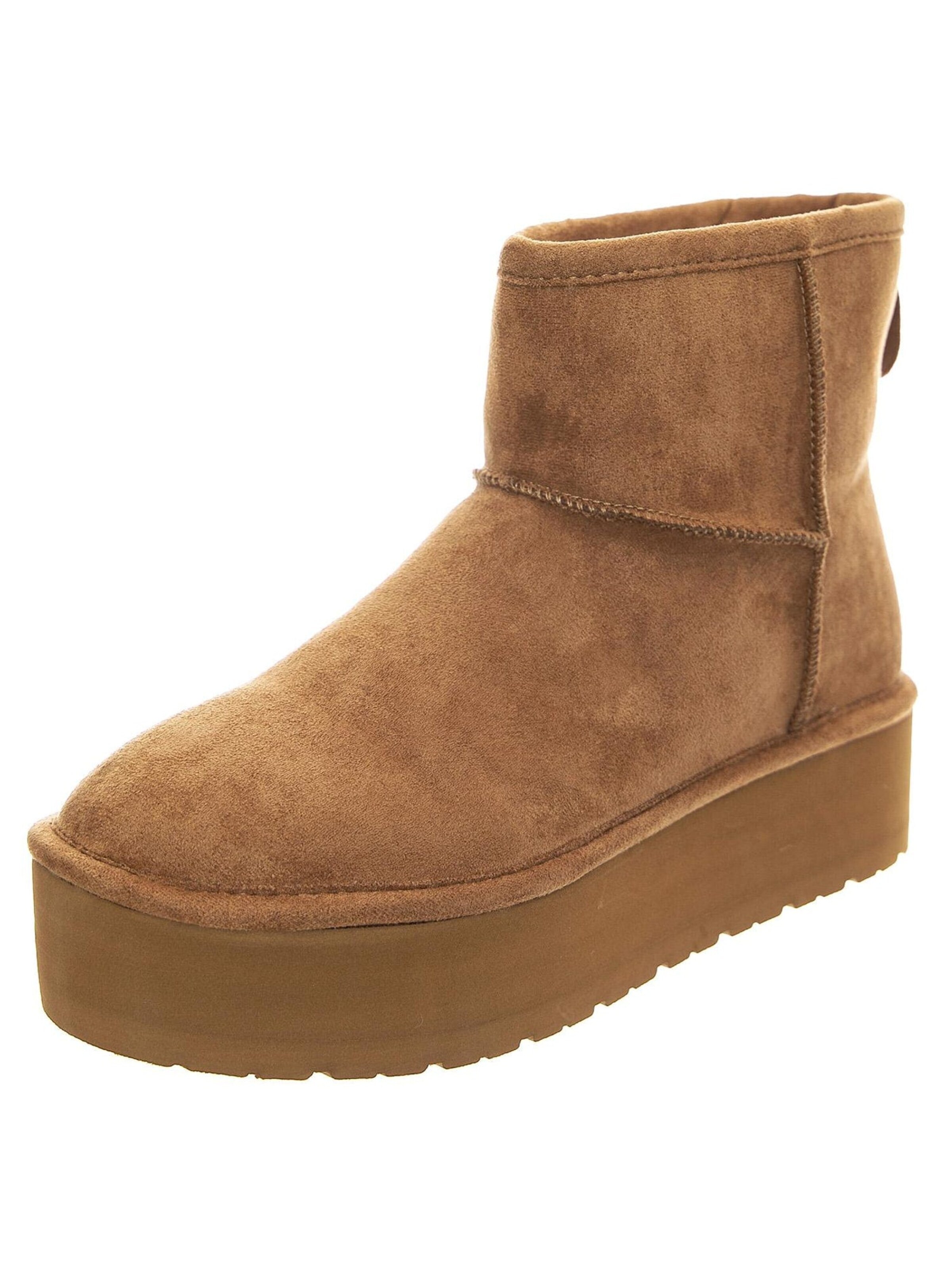 Madden Girl Stiefel 'Ease Tan Micro Boots'‌‌‌‌‌‌‌‌‌ in Braun: Vorderseite