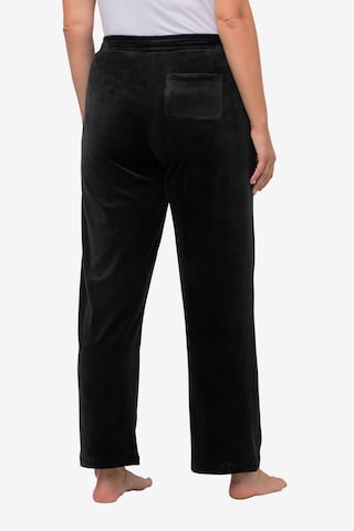 Regular Pantalon de pyjama Ulla Popken en noir