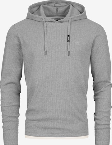 INDICODE JEANS Sweatshirt 'INMarto' in Grijs: voorkant