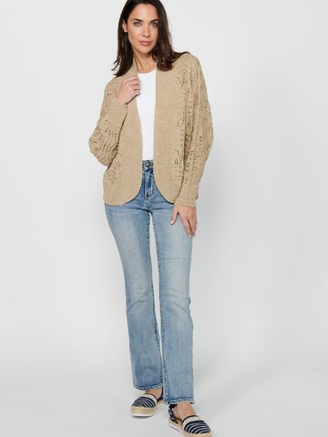 Cardigan KOROSHI en beige