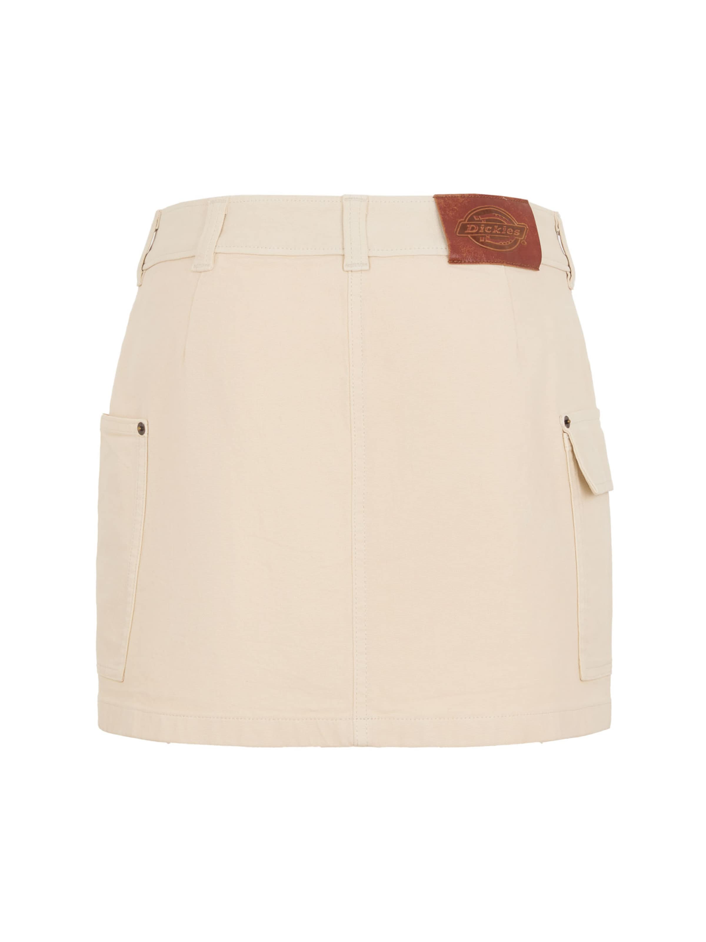 DICKIES - Falda 'RIVER RANCH' en blanco