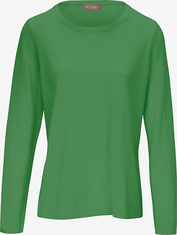 include Sweater in Green: front