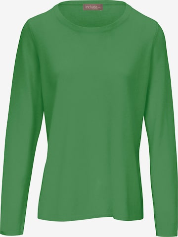 Pull-over include en vert : devant