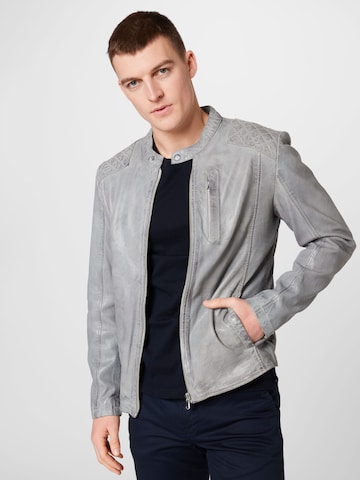 FREAKY NATION Between-Season Jacket 'Kiano' in Grey: front