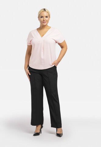 Karko Blouse 'KIWI' in Pink: front