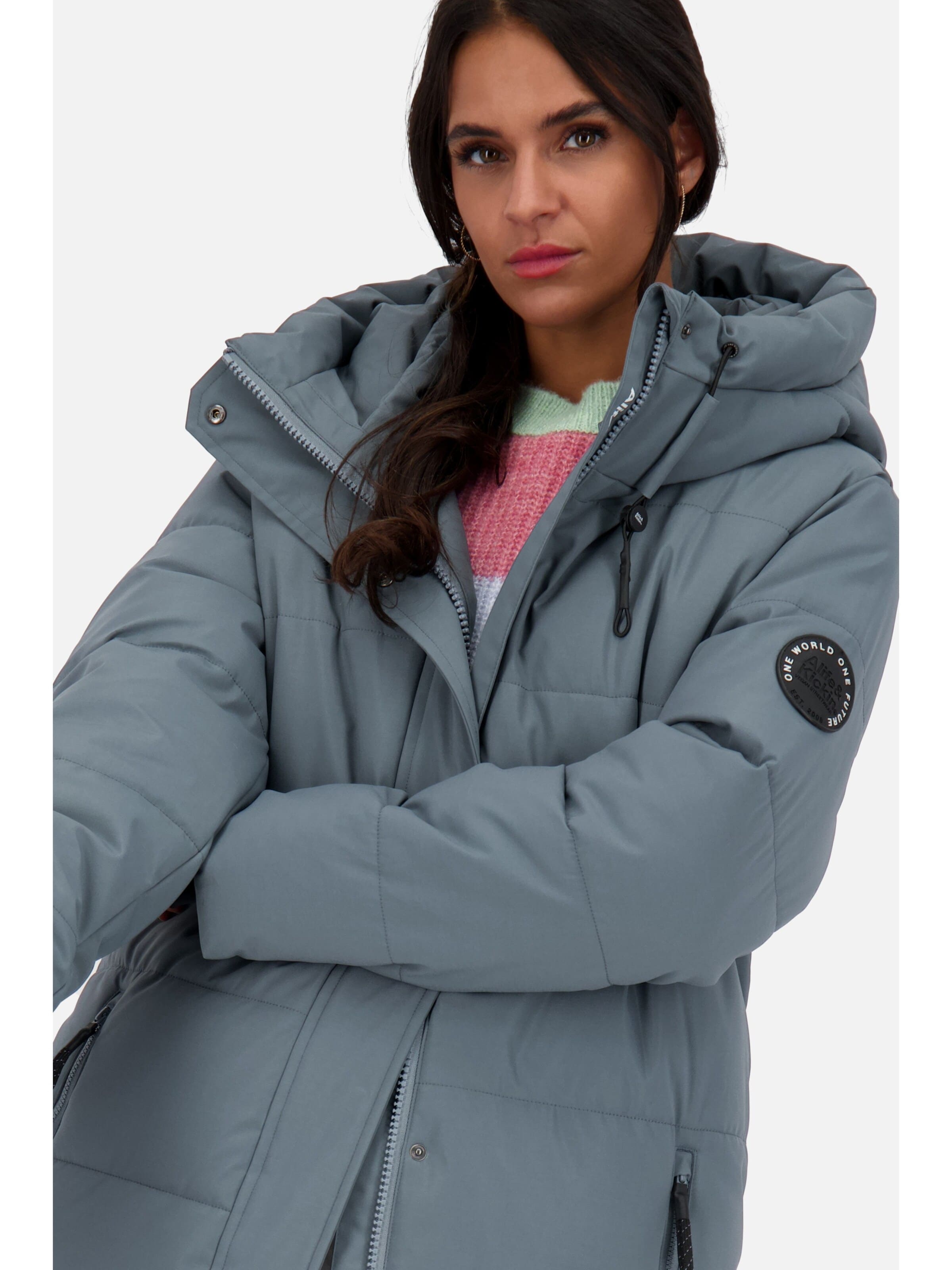 alife & kickin Winterjacke 'Katja'‌‌‌‌‌ in Grau