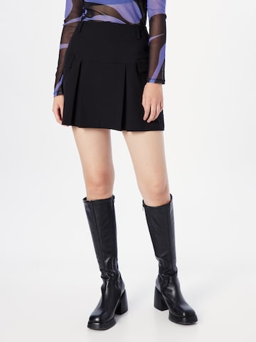 Nasty Gal Skirt in Black: front