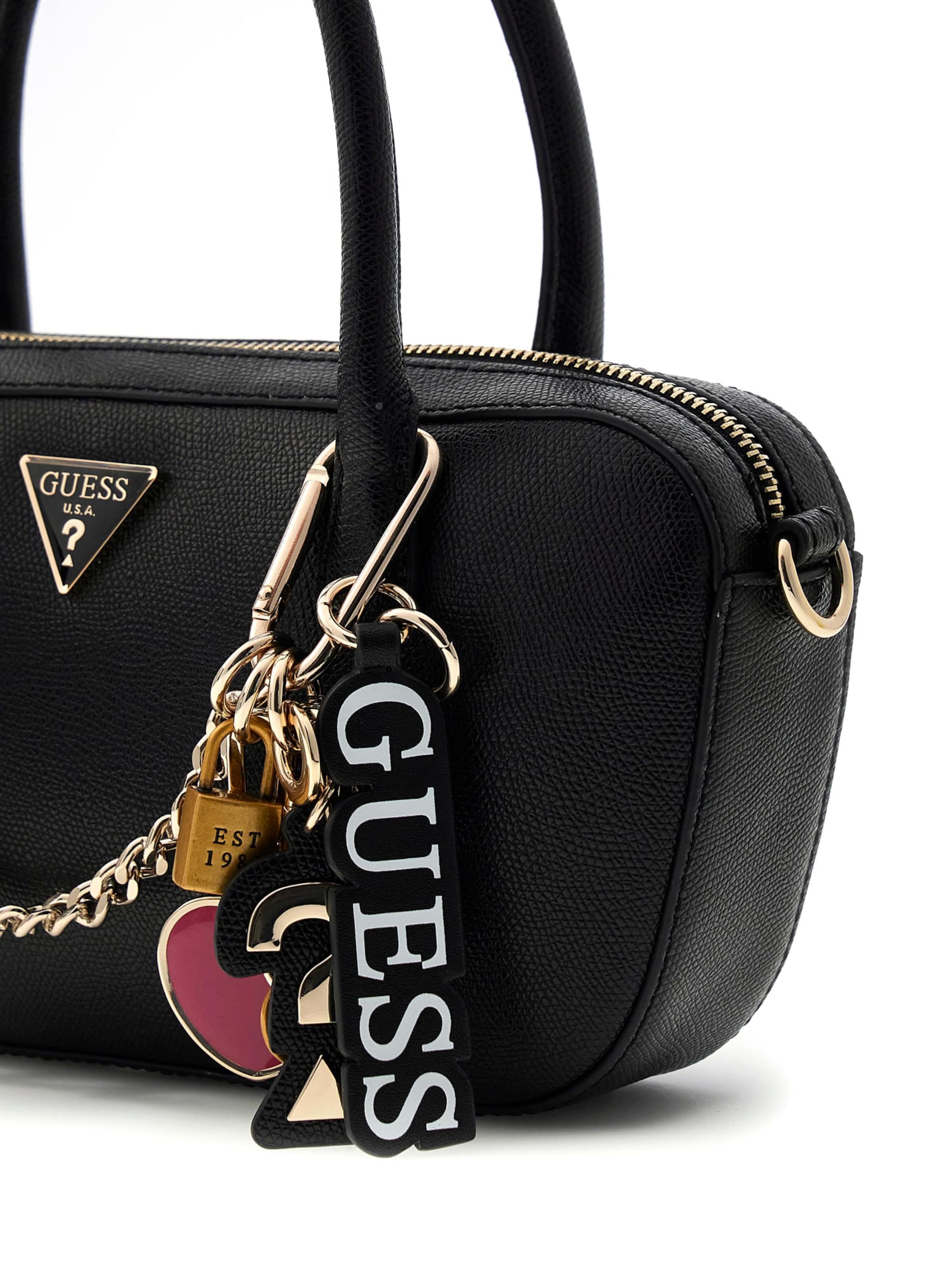 GUESS - Bolso de mano 'DAVINA' en negro