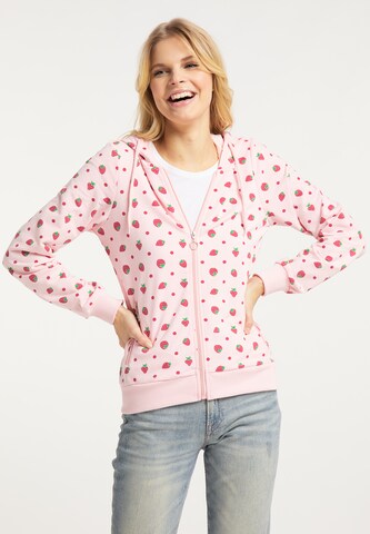 MYMO Sweatjacke in Pink: predná strana