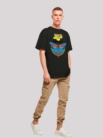 F4NT4STIC Shirt 'Yes Dragonfly Tour V1' in Zwart
