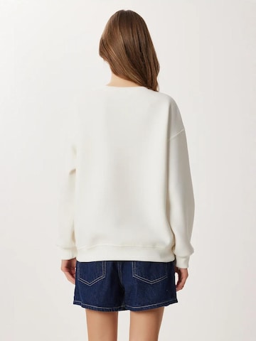 Sweat-shirt Hiccup en blanc