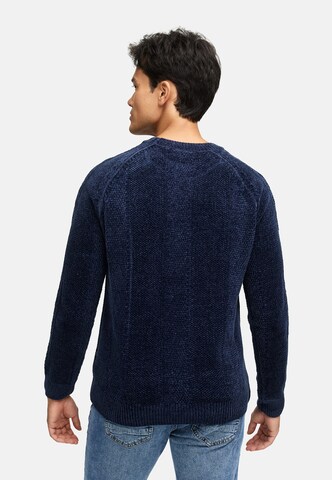 INDICODE JEANS Trui 'INOlio' in Blauw