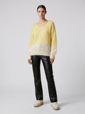 americandreams Oversized sweater 'Milana 2-Colored' in Yellow