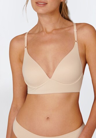 SCHIESSER Regular BH 'Mix & Relax' in Beige: voorkant
