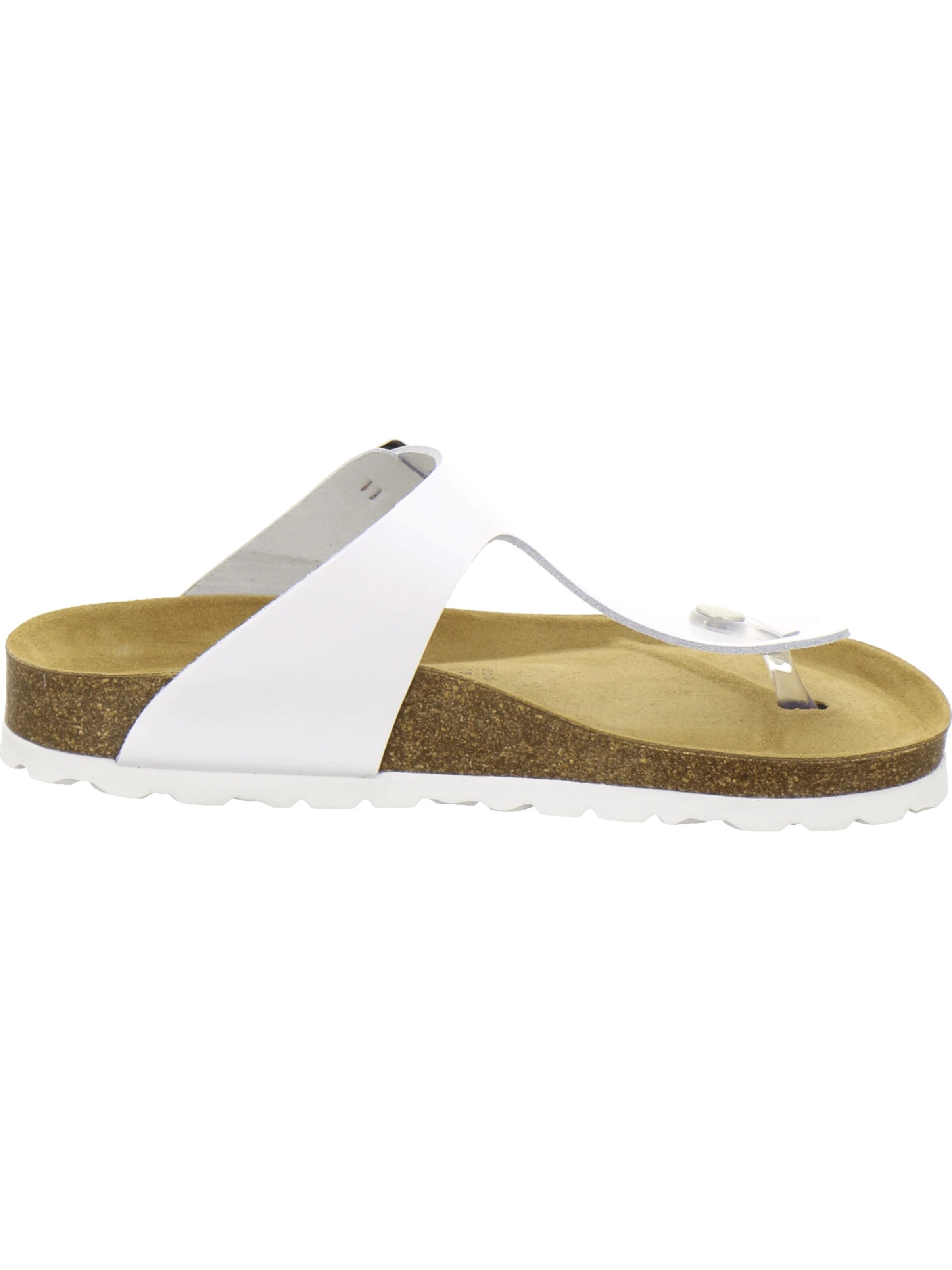 AFS-Schuhe - Sandalias 'Zehensteg Sandalen Damen weiß' en blanco