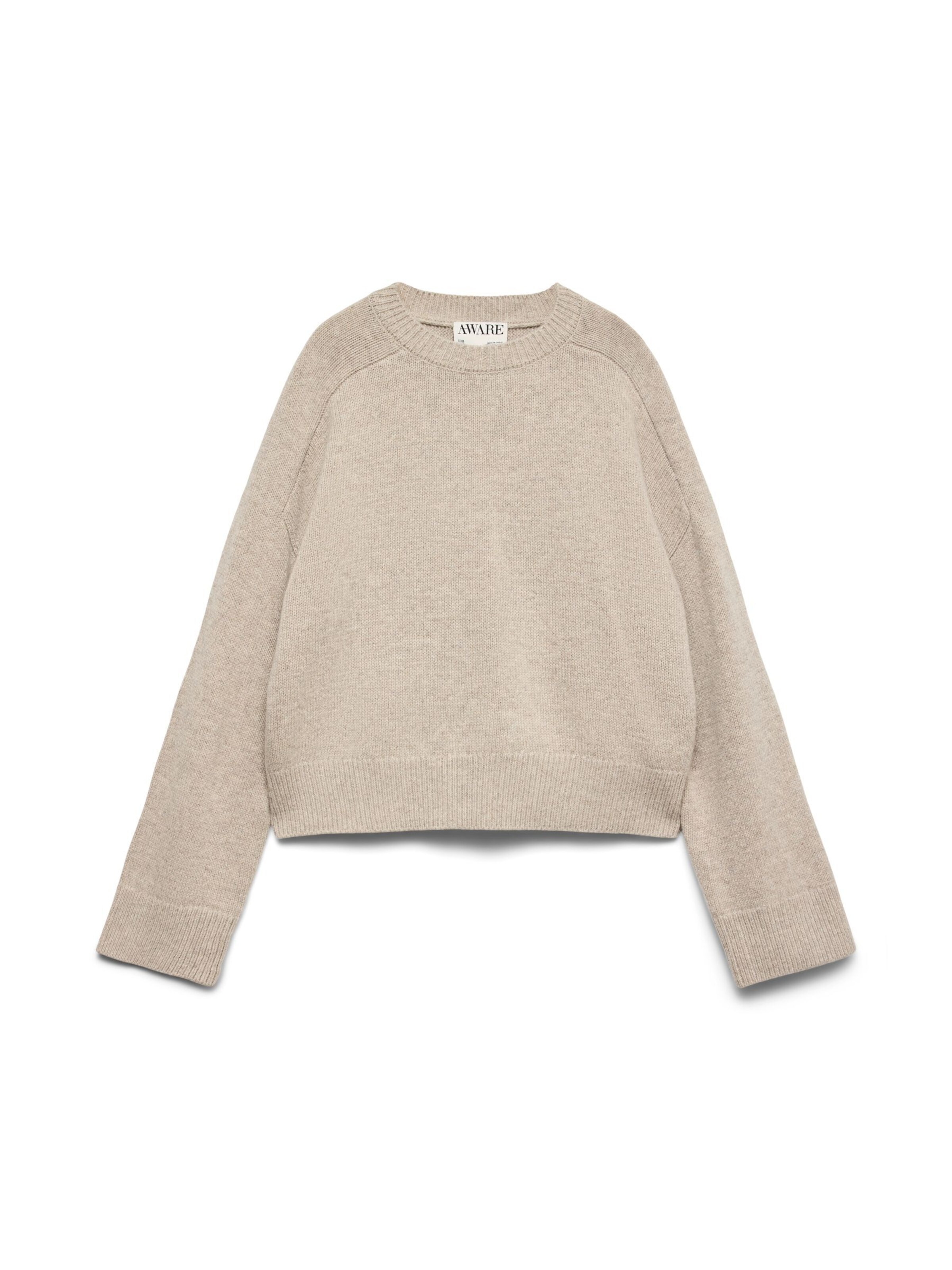 Pull-over 'AWCatalina' VERO MODA en beige : devant