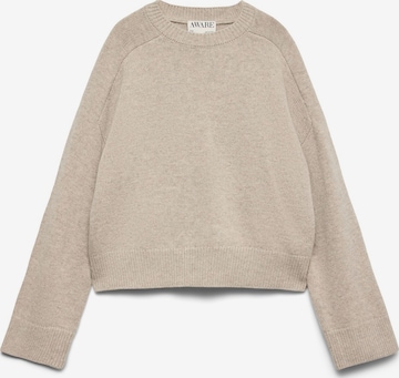 VERO MODA Trui 'AWCatalina' in Beige: voorkant