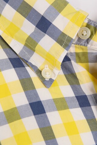TOMMY HILFIGER Button Up Shirt in M in Yellow
