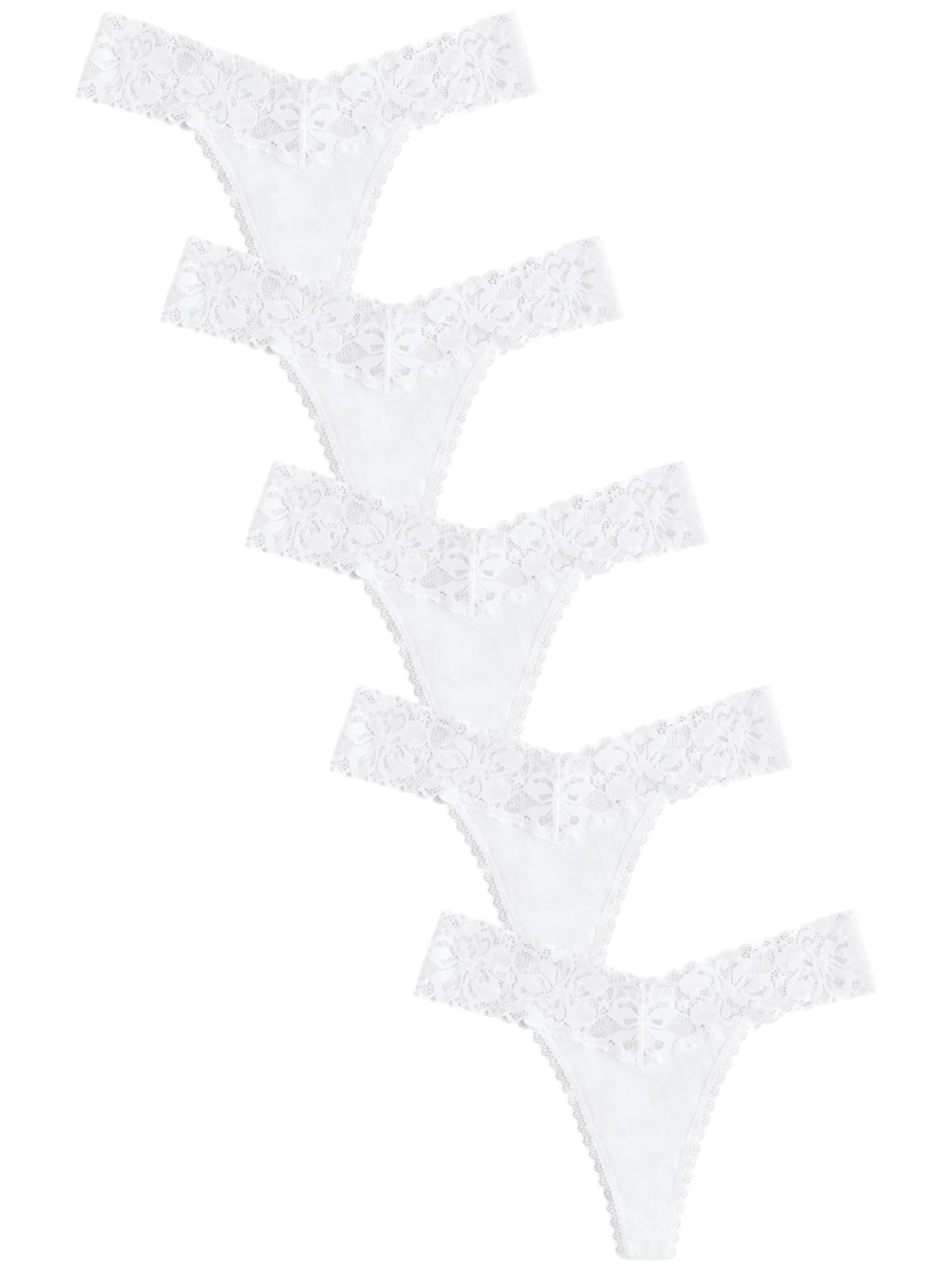 balts Next Stringu biksītes: no priekšpuses