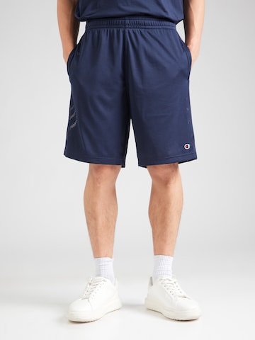 Loosefit Pantalon Champion Authentic Athletic Apparel en bleu : devant
