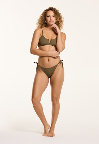 Shiwi Bustier Bikini 'Leah' in Groen
