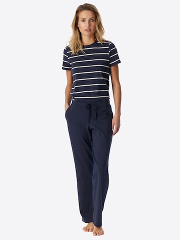 Pantalon de pyjama ' Mix Relax ' SCHIESSER en bleu